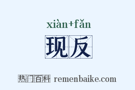 现反是什么意思的图片